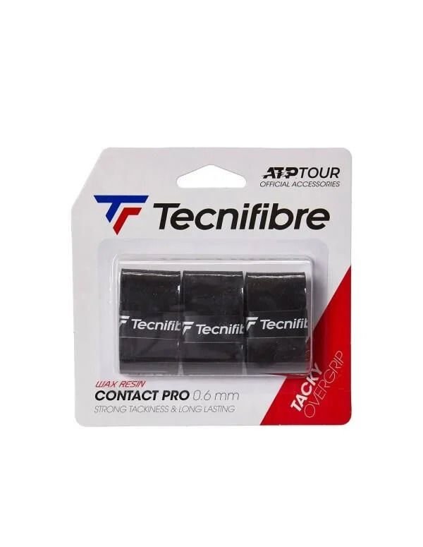 Grip 3'lü 0.6 mm Siyah Contact Pro Tecnifibre