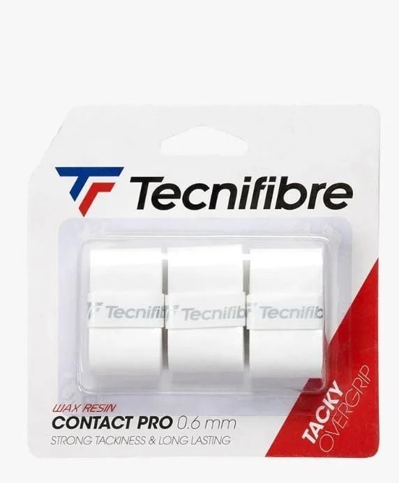 Grip 3'lü 0.6 mm Beyaz Contact Pro Tecnifibre