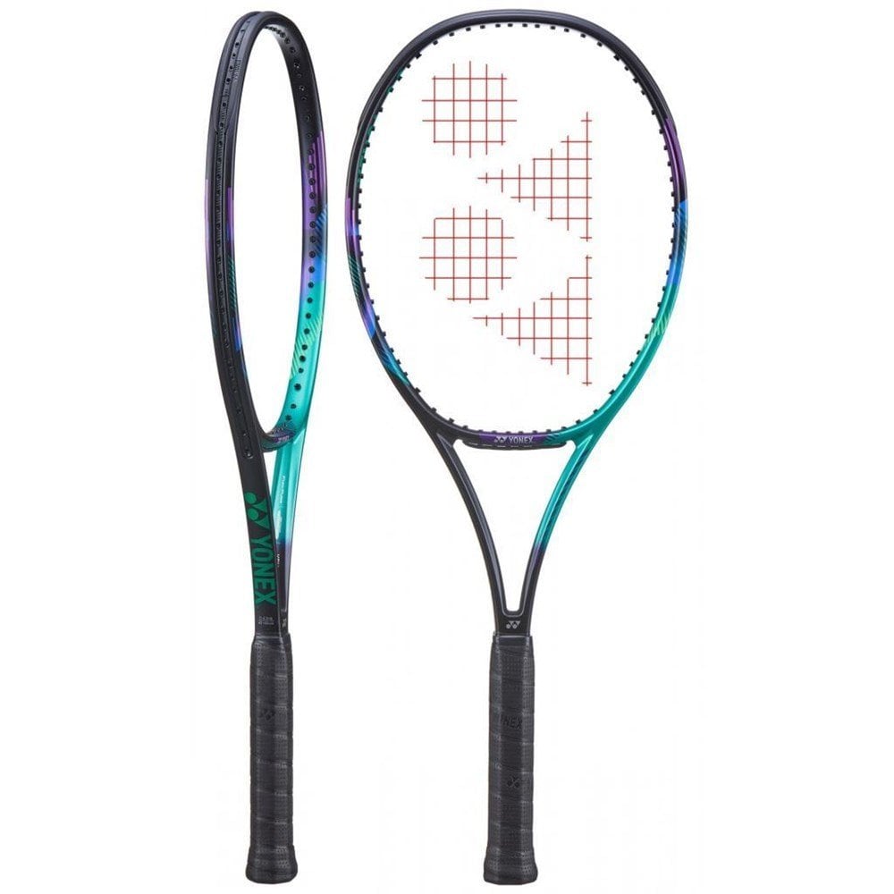 Yonex Vcore Pro 97 inch 310 Gr Mor Yeşil 2022 Sezon Tenis Raketi - Kordajsız