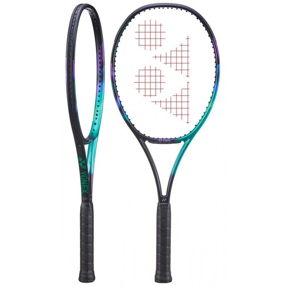 Yonex Vcore Pro 97 inch 310 Gr Mor Yeşil 2022 Sezon Tenis Raketi - Kordajsız