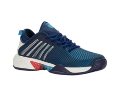 K-Swiss Hypercourt Supreme Mavi Erkek Tenis Ayakkabısı(toprak kort)