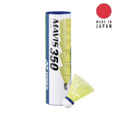 Yonex Mavis 350 (6'lı) Sarı Badminton Topu - Mavi Bant