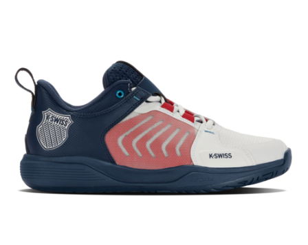 K-Swiss Ultrashot Team Kırmızı/Beyaz/Mavi Erkek Tenis Ayakkabı