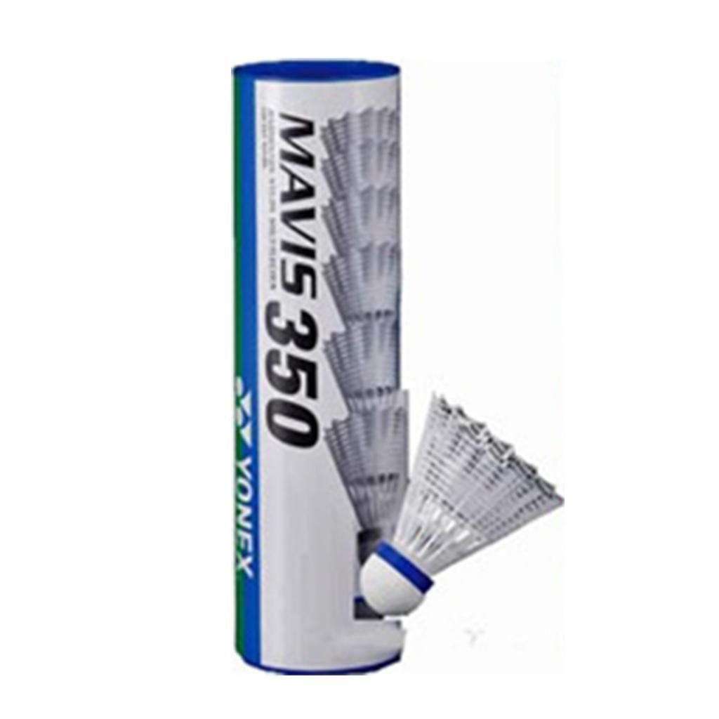 Yonex Mavis 350 (6'lı) Beyaz Badminton Topu - Mavi Bant