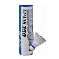 Yonex Mavis 350 (6'lı) Beyaz Badminton Topu - Mavi Bant