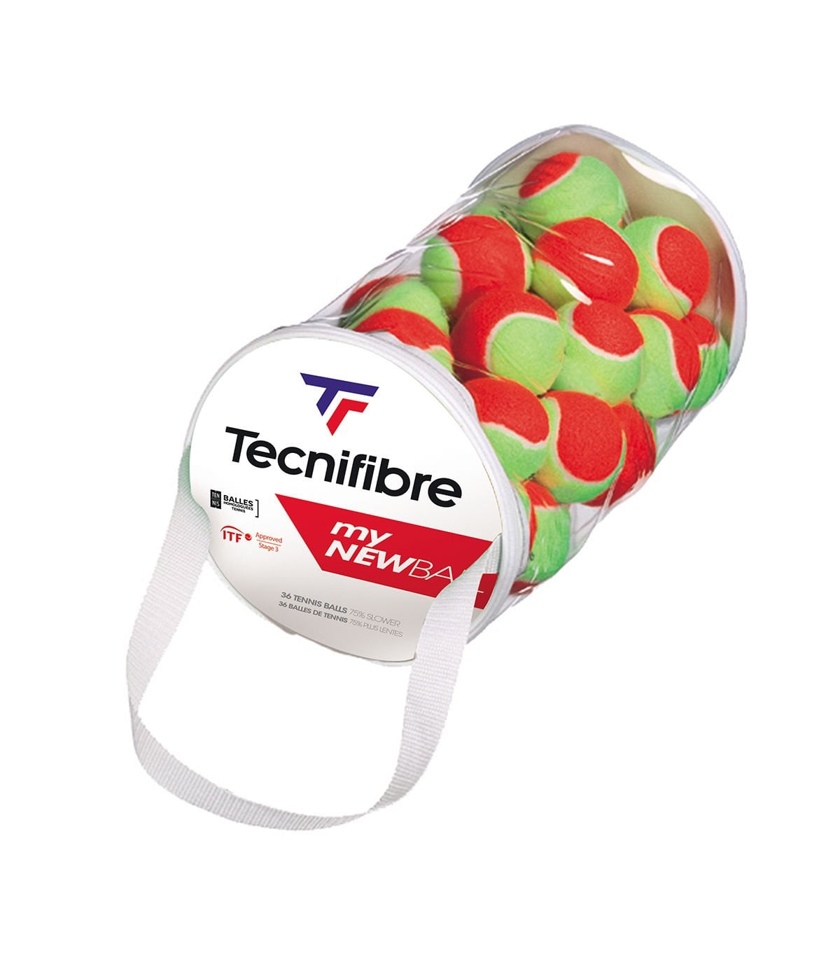 Tecnifibre 36'lı Turuncu 9 Yaş Topu