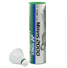 Yonex Shuttle Mavis 2000 (6'lı) Beyaz Badminton Topu