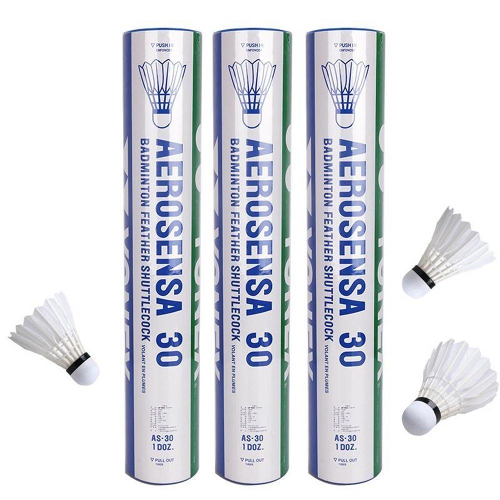 Yonex Aerosensa AS-30/2 (12'li) Kaz Tüyü Badminton Topu